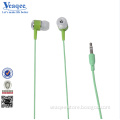 Colorful Fashioning Design Plastic Wired Stereo Mobile Phone Headset Earphone for MP3 MP4 Player